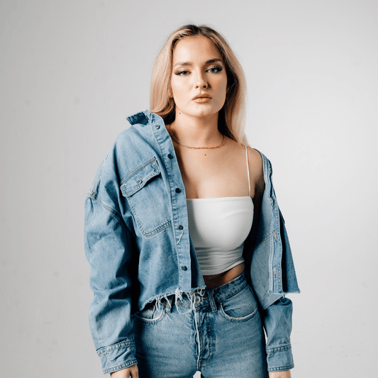 Crop Denim Jacket - Annason