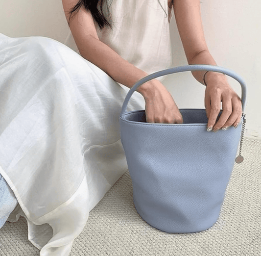 Soluna Bucket Bag - Sky Blue - Annason